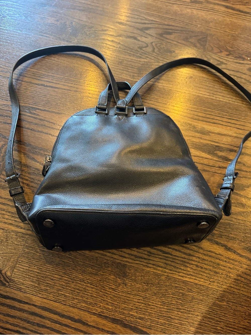 Michael Kors Black Pebbled Leather Mini Backpack - Picture 4 of 7